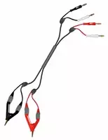 441 Kelvin Clip Lead Set - 70cm